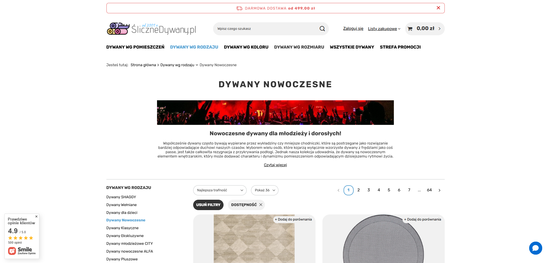 Miniatura artykułu Mały metraż, duże możliwości – jak dobrać nowoczesny dywan do kawalerki?