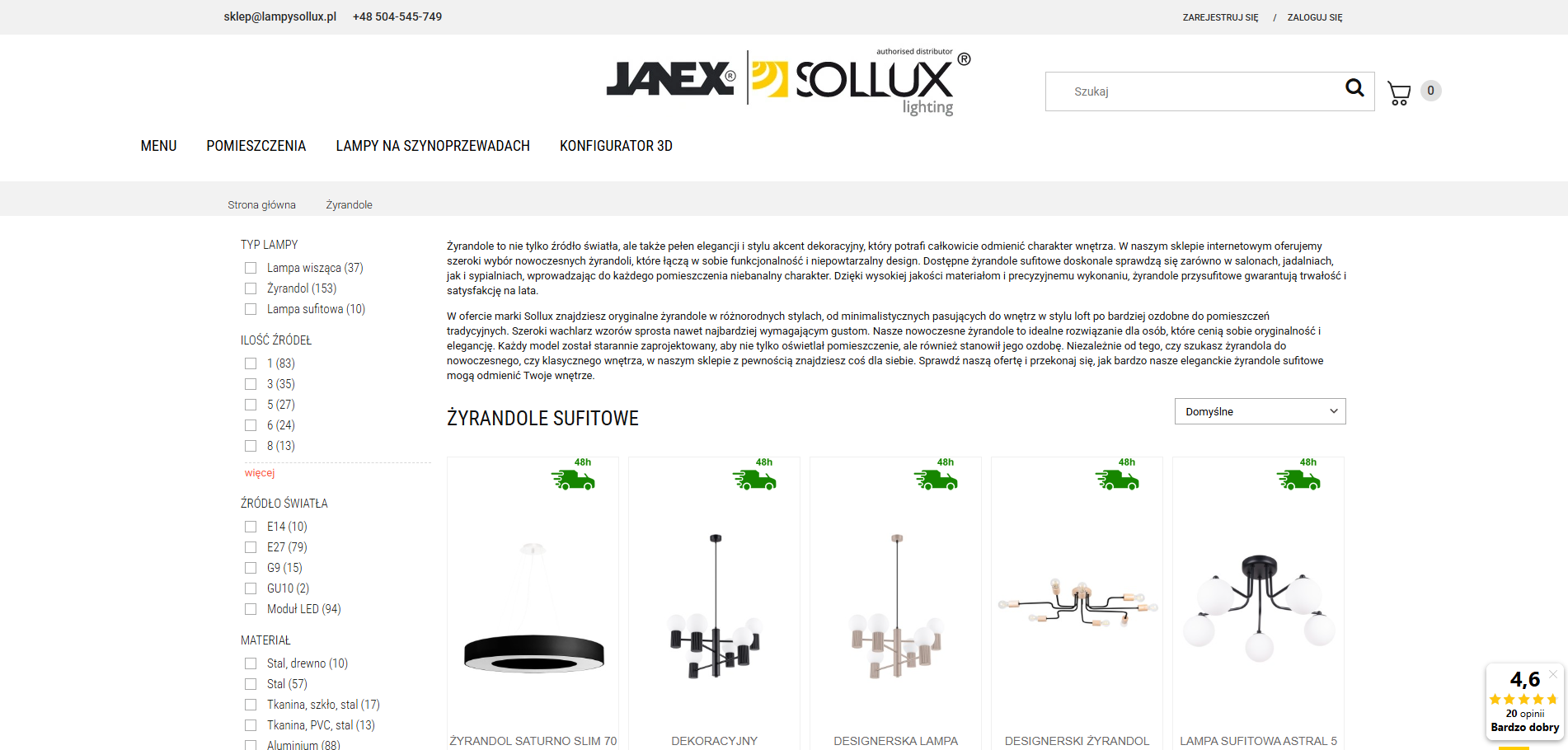 Miniatura artykułu Żyrandole LED – energooszczędne i efektowne rozwiązanie do nowoczesnych wnętrz
