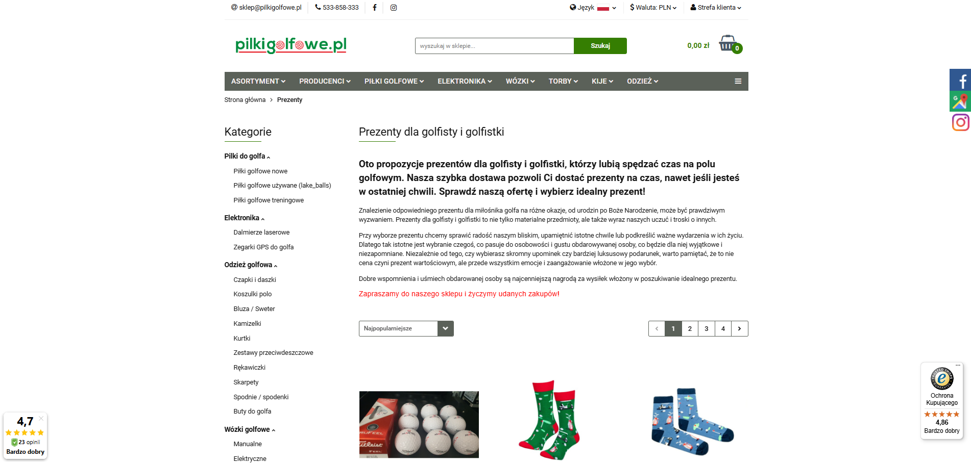 Miniatura artykułu Elegancja na polu golfowym – prezenty dla golfisty z klasą