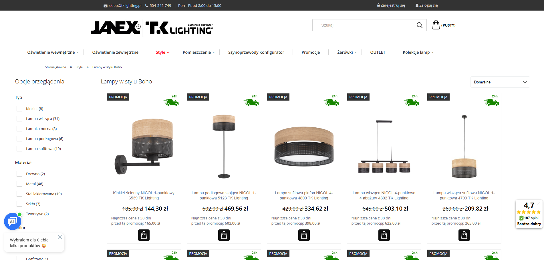 Miniatura artykułu Lampy w stylu boho – jak wprowadzić naturalny klimat do wnętrza?